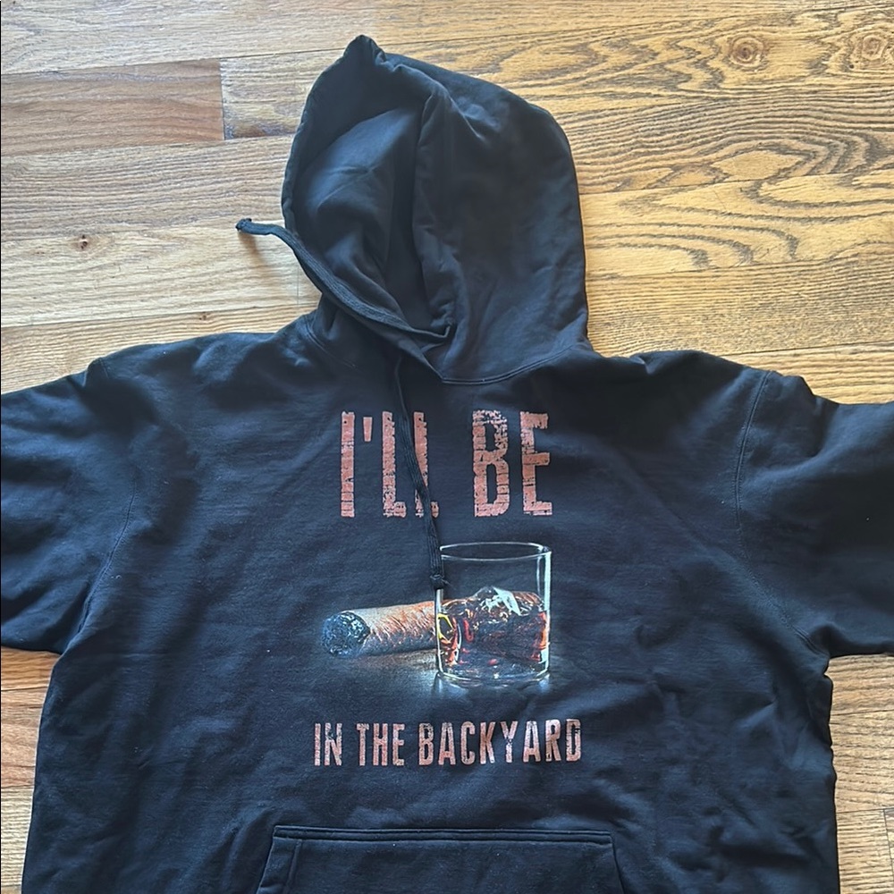 Black Graphic Hoodie